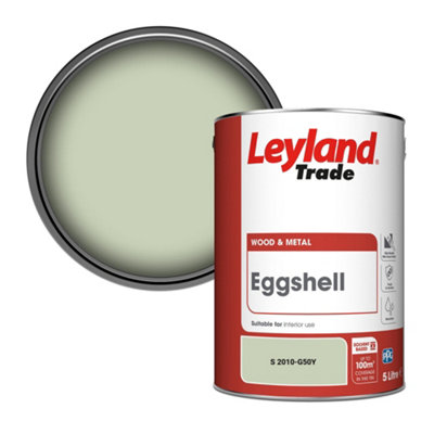 Leyland Trade Wood & Metal Eggshell Paint (S 2010-G50Y) 5L