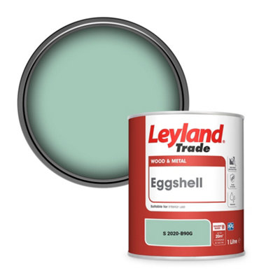 Leyland Trade Wood & Metal Eggshell Paint (S 2020-B90G) 1L