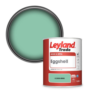 Leyland Trade Wood & Metal Eggshell Paint (S 2030-B90G) 1L