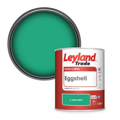 Leyland Trade Wood & Metal Eggshell Paint (S 2060-B90G) 1L
