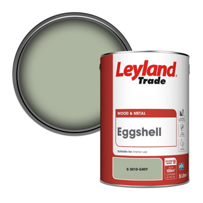 Leyland Trade Wood & Metal Eggshell Paint (S 3010-G40Y) 5L