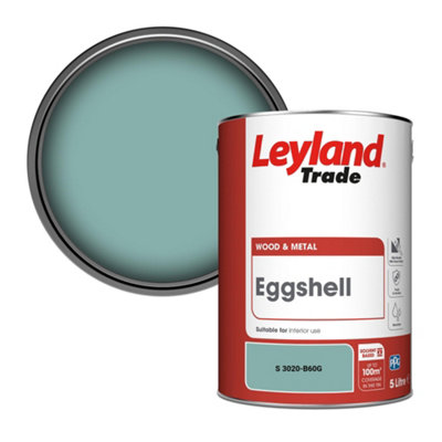 Leyland Trade Wood & Metal Eggshell Paint (S 3020-B60G) 5L