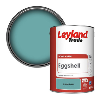 Leyland Trade Wood & Metal Eggshell Paint (S 3030-B40G) 5L