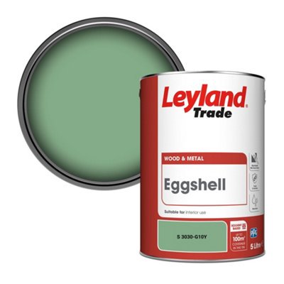 Leyland Trade Wood & Metal Eggshell Paint (S 3030-G10Y) 5L