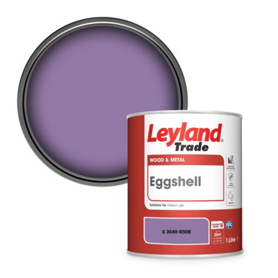 Leyland Trade Wood & Metal Eggshell Paint (S 3040-R50B) 1L