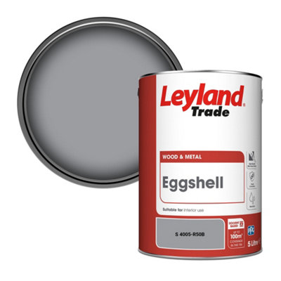 Leyland Trade Wood & Metal Eggshell Paint (S 4005-R50B) 5L