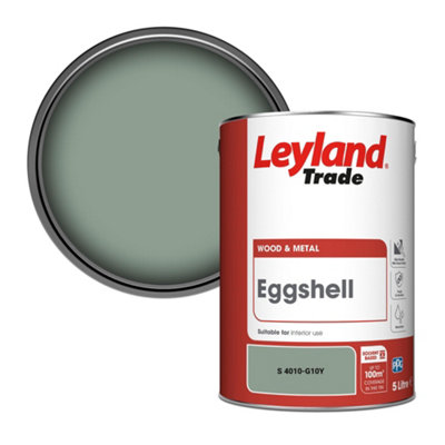 Leyland Trade Wood & Metal Eggshell Paint (S 4010-G10Y) 5L