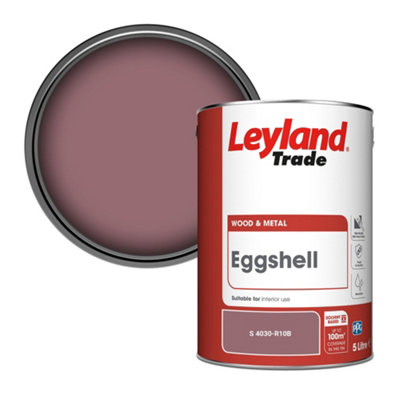 Leyland Trade Wood & Metal Eggshell Paint (S 4030-R10B) 5L