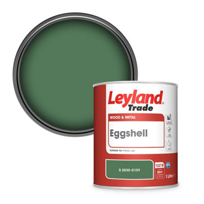 Leyland Trade Wood & Metal Eggshell Paint (S 5030-G10Y) 1L