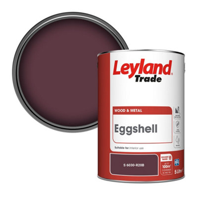 Leyland Trade Wood & Metal Eggshell Paint (S 6030-R20B) 5L