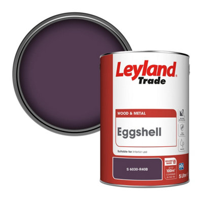 Leyland Trade Wood & Metal Eggshell Paint (S 6030-R40B) 5L