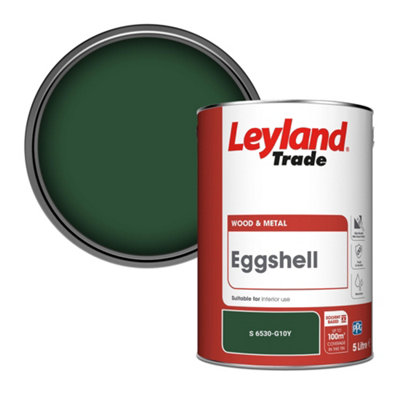 Leyland Trade Wood & Metal Eggshell Paint (S 6530-G10Y) 5L