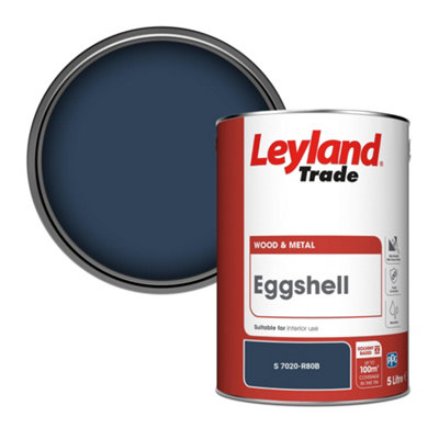Leyland Trade Wood & Metal Eggshell Paint (S 7020-R80B) 5L