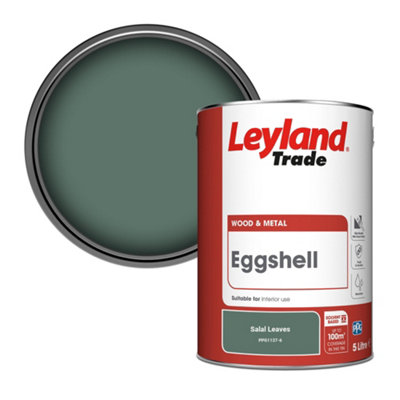 Leyland Trade Wood & Metal Eggshell Paint Salal Leaves (PPG1137-6) 5L