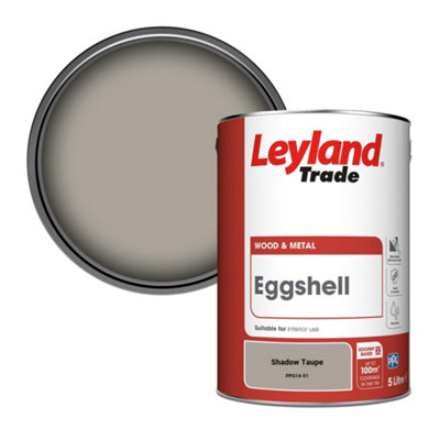 Leyland Trade Wood & Metal Eggshell Paint Shadow Taupe (PPG14-01) 5L