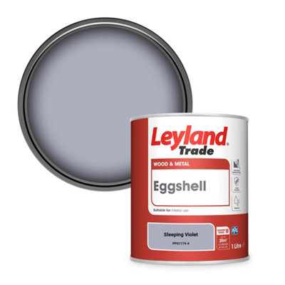 Leyland Trade Wood & Metal Eggshell Paint Sleeping Violet (PPG1174-4) 1L