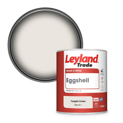 Leyland Trade Wood & Metal Eggshell Paint Tangelo Cream (PPG1197-1) 1L