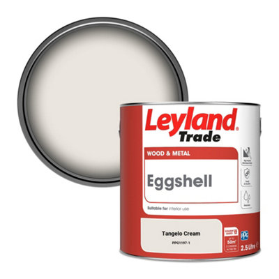 Leyland Trade Wood & Metal Eggshell Paint Tangelo Cream (PPG1197-1) 2.5L