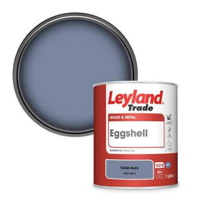 Leyland Trade Wood & Metal Eggshell Paint Violet Aura (PPG1168-5) 1L