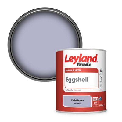Leyland Trade Wood & Metal Eggshell Paint Violet Dream (PPG1175-4) 1L