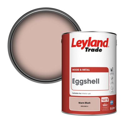 Leyland Trade Wood & Metal Eggshell Paint Warm Blush (PPG1065-4) 5L