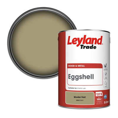 Leyland Trade Wood & Metal Eggshell Paint Woolen Vest (PPG1112-5) 5L