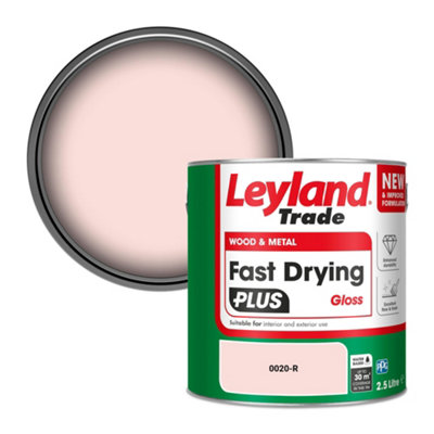 Leyland Trade Wood & Metal Fast Drying PLUS Gloss Paint (0020-R) 2.5L