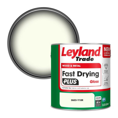 Leyland Trade Wood & Metal Fast Drying PLUS Gloss Paint (0603-Y10R) 2.5L
