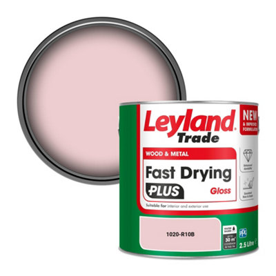 Leyland Trade Wood & Metal Fast Drying PLUS Gloss Paint (1020-R10B) 2.5L