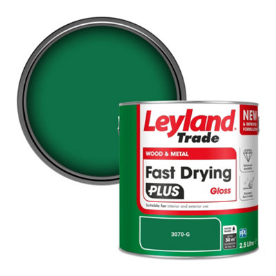 Leyland Trade Wood & Metal Fast Drying PLUS Gloss Paint (3070-G) 2.5L
