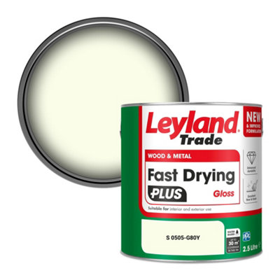 Leyland Trade Wood & Metal Fast Drying PLUS Gloss Paint (S 0505-G80Y) 2.5L