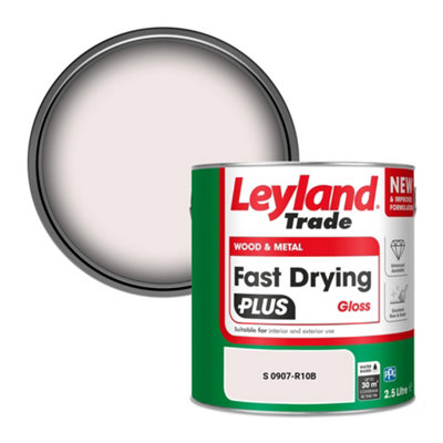 Leyland Trade Wood & Metal Fast Drying PLUS Gloss Paint (S 0907-R10B) 2.5L