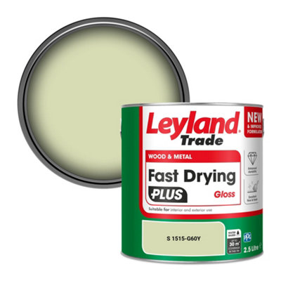 Leyland Trade Wood & Metal Fast Drying PLUS Gloss Paint (S 1515-G60Y) 2.5L