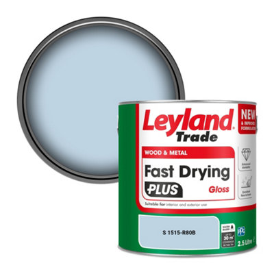 Leyland Trade Wood & Metal Fast Drying PLUS Gloss Paint (S 1515-R80B) 2.5L