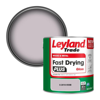 Leyland Trade Wood & Metal Fast Drying PLUS Gloss Paint (S 2010-R30B) 2.5L