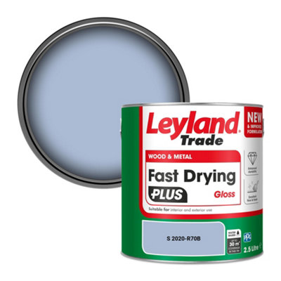 Leyland Trade Wood & Metal Fast Drying PLUS Gloss Paint (S 2020-R70B) 2.5L