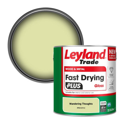 Leyland Trade Wood & Metal Fast Drying PLUS Gloss Paint Wandering Thoughts (PPG1219-2) 2.5L