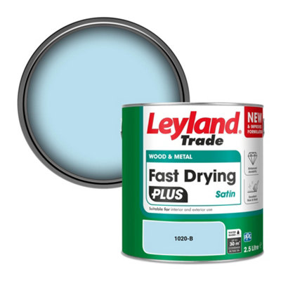 Leyland Trade Wood & Metal Fast Drying PLUS Satin Paint (1020-B) 2.5L