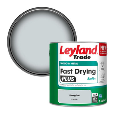 Leyland Trade Wood & Metal Fast Drying PLUS Satin Paint Peregrine (PPG0993-1) 2.5L