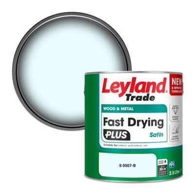 Leyland Trade Wood & Metal Fast Drying PLUS Satin Paint (S 0507-B) 2.5L