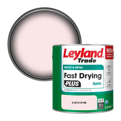 Leyland Trade Wood & Metal Fast Drying PLUS Satin Paint (S 0515-R10B) 2.5L