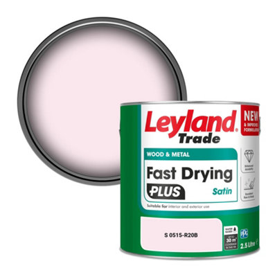 Leyland Trade Wood & Metal Fast Drying PLUS Satin Paint (S 0515-R20B) 2.5L