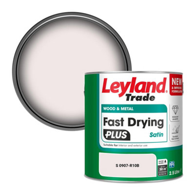 Leyland Trade Wood & Metal Fast Drying PLUS Satin Paint (S 0907-R10B) 2.5L