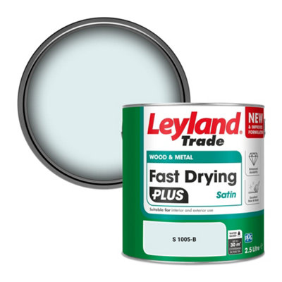 Leyland Trade Wood & Metal Fast Drying PLUS Satin Paint (S 1005-B) 2.5L