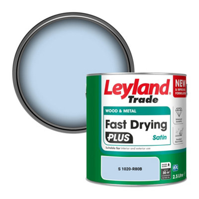 Leyland Trade Wood & Metal Fast Drying PLUS Satin Paint (S 1020-R80B) 2.5L