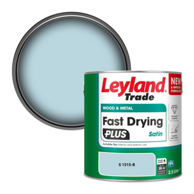 Leyland Trade Wood & Metal Fast Drying PLUS Satin Paint (S 1515-B) 2.5L