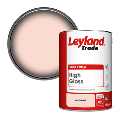 Leyland Trade Wood & Metal High Gloss Paint (0020-Y90R) 5L