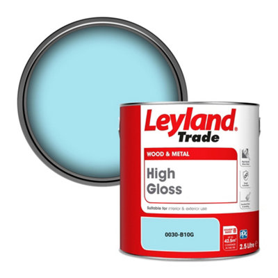Leyland Trade Wood & Metal High Gloss Paint (0030-B10G) 2.5L