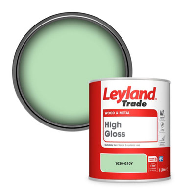 Leyland Trade Wood & Metal High Gloss Paint (1030-G10Y) 1L