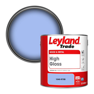Leyland Trade Wood & Metal High Gloss Paint (1040-R70B) 2.5L